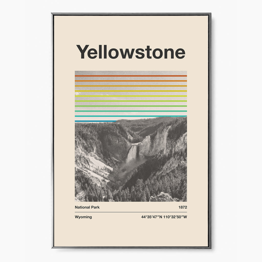 Yellowstone National Park Poster Poster - Vintage Travel Wall Art