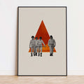 A Clockwork Orange Inspired Movie Poster - Mid-Century Wall Art