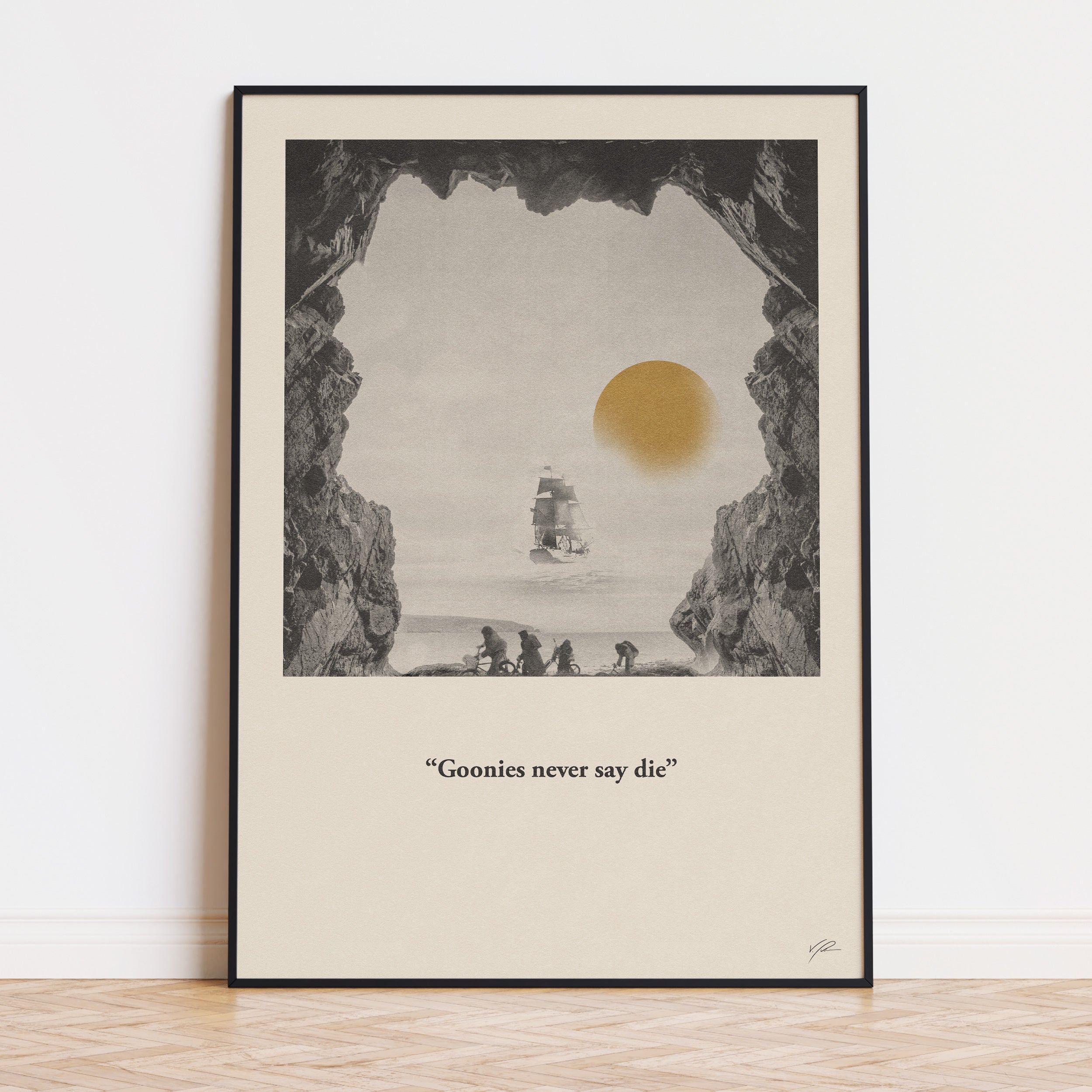 The Goonies Movie Poster Inspired Movie Poster - Mid-Century Wall Art