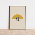 Before Sunrise Minimalist Movie Poster Inspired Movie Poster