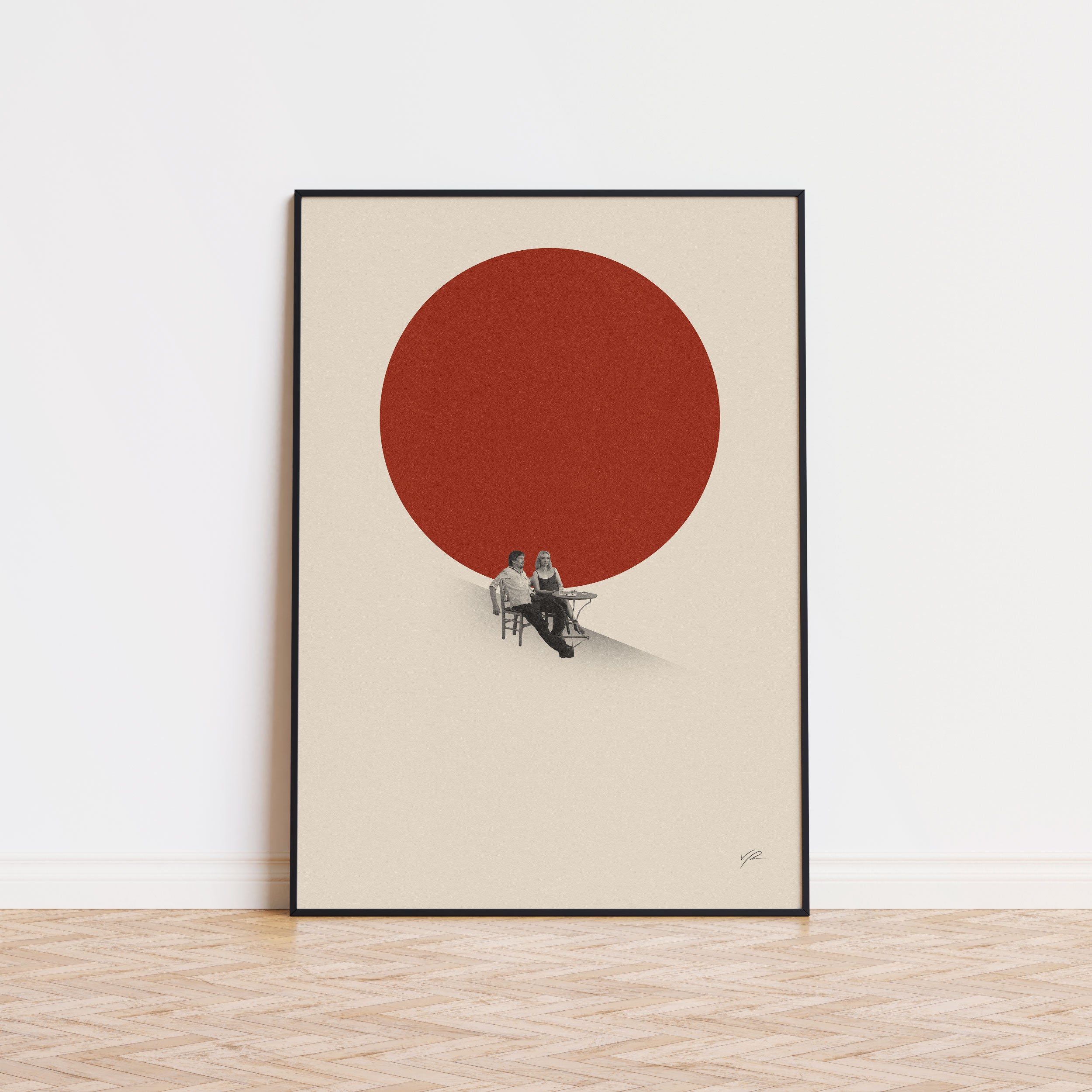 Before Midnight Minimalist Movie Poster Inspired Movie Poster