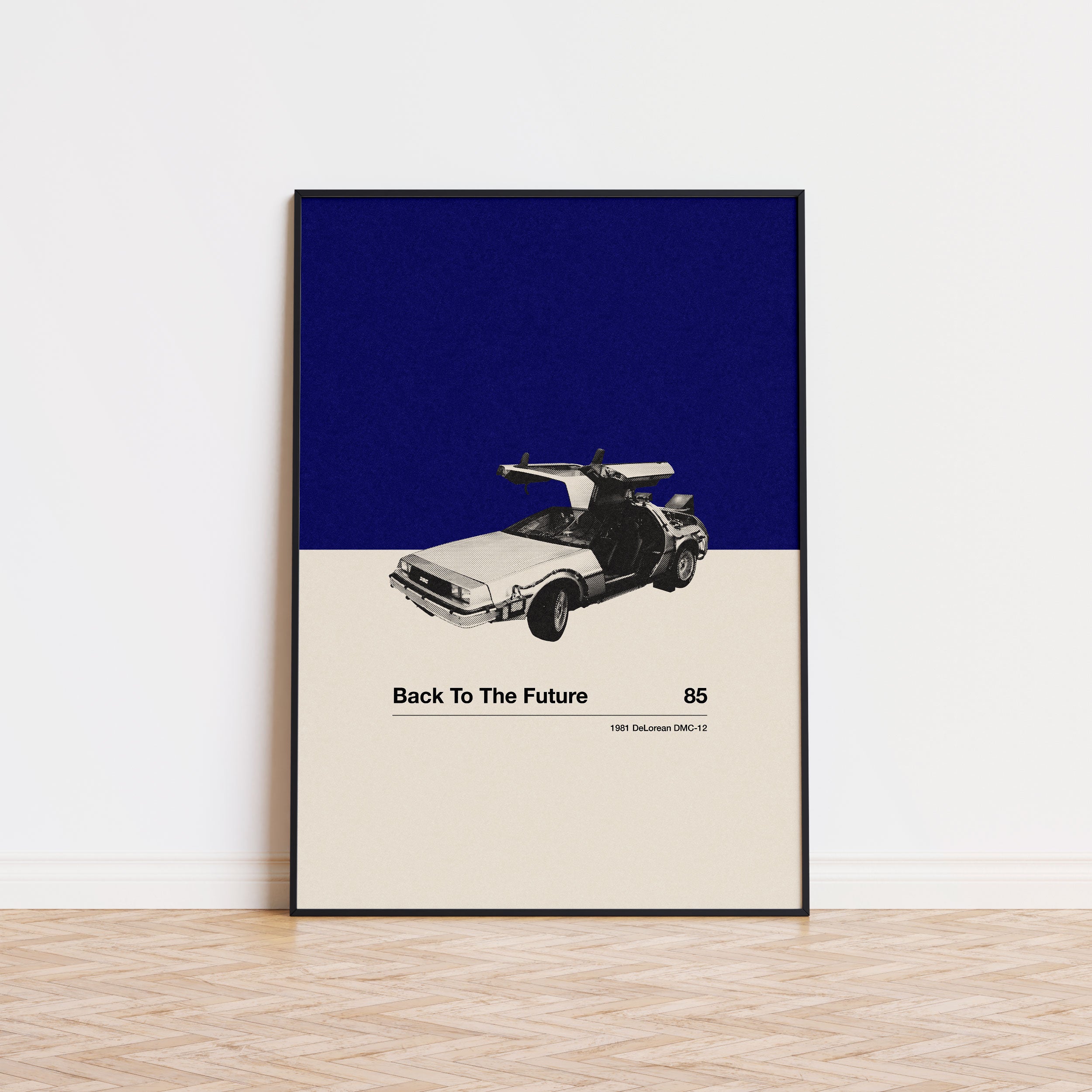 Back To The Future Car Poster Inspired Movie Poster