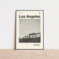 Los Angeles City Inspired Movie Poster - Mid-Century Wall Art