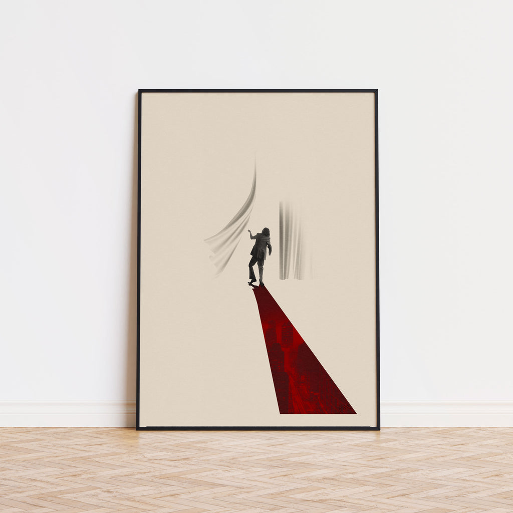 The Joker Inspired Movie Poster - Mid-Century Wall Art