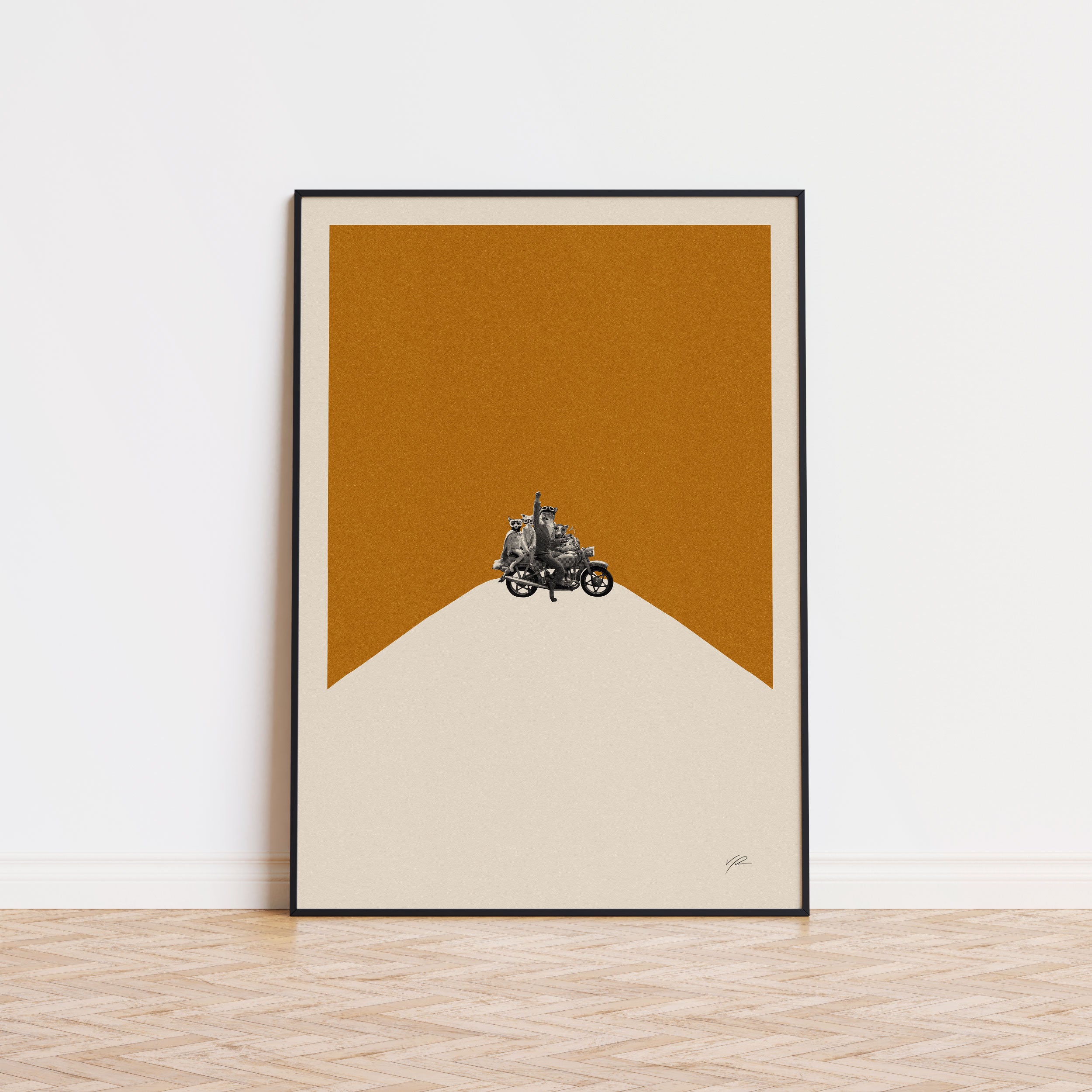 Fantastic Mr Fox Inspired Movie Poster - Mid-Century Wall Art