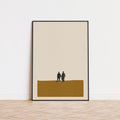 Seven Inspired Movie Poster - Mid-Century Wall Art