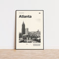 Atlanta City Poster Inspired Movie Poster - Mid-Century Wall Art