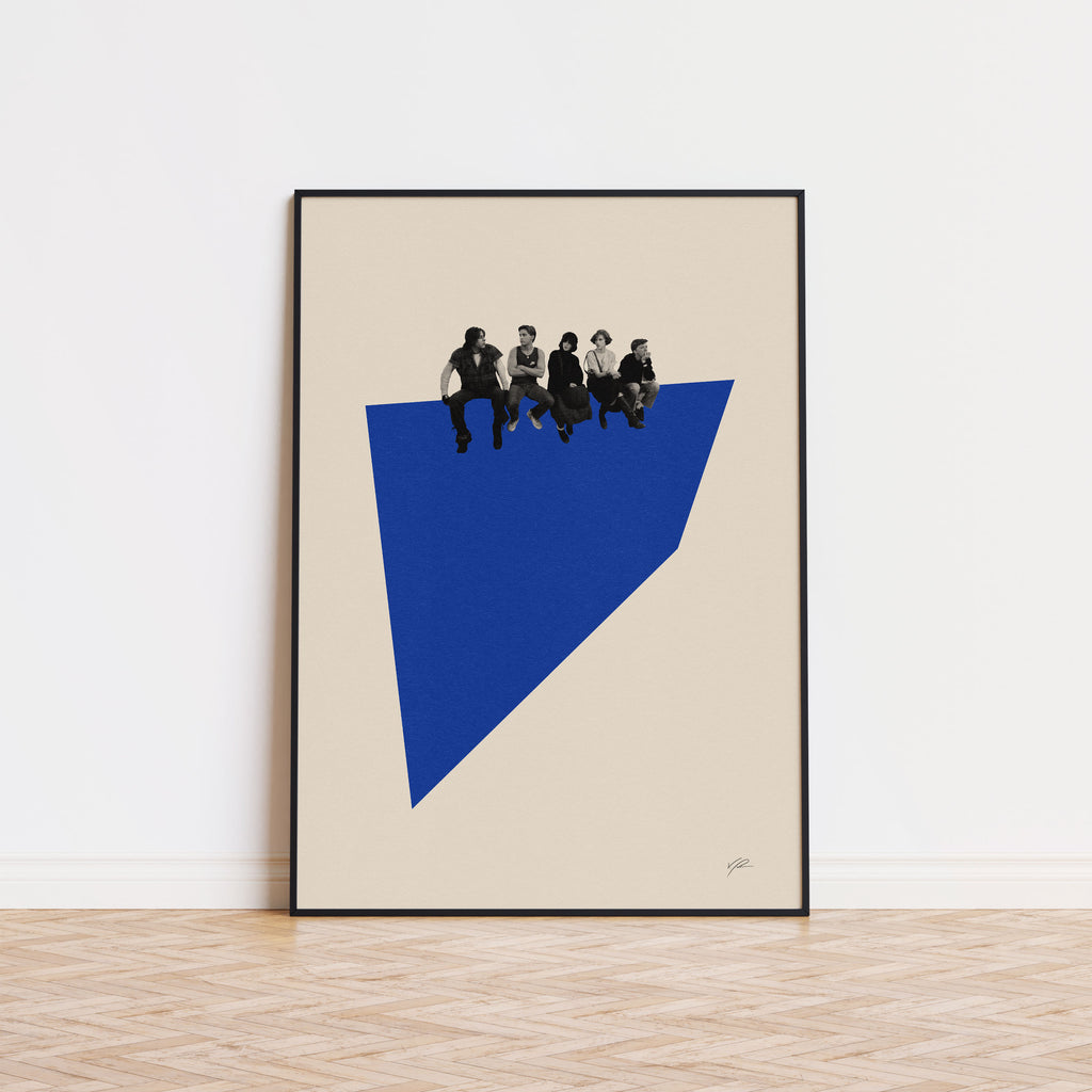 The Breakfast Club Inspired Movie Poster - Mid-Century Wall Art