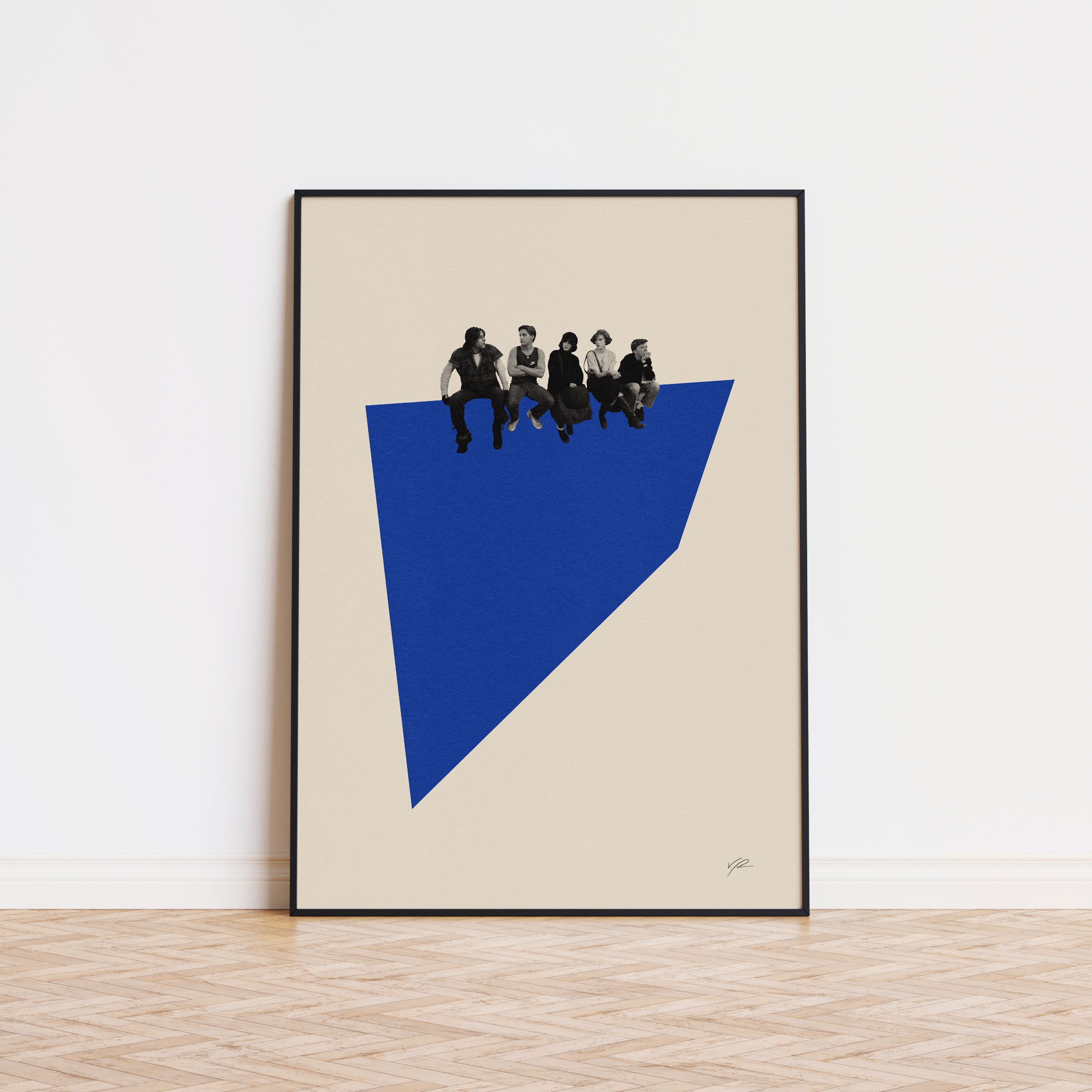 The Breakfast Club Inspired Movie Poster - Mid-Century Wall Art