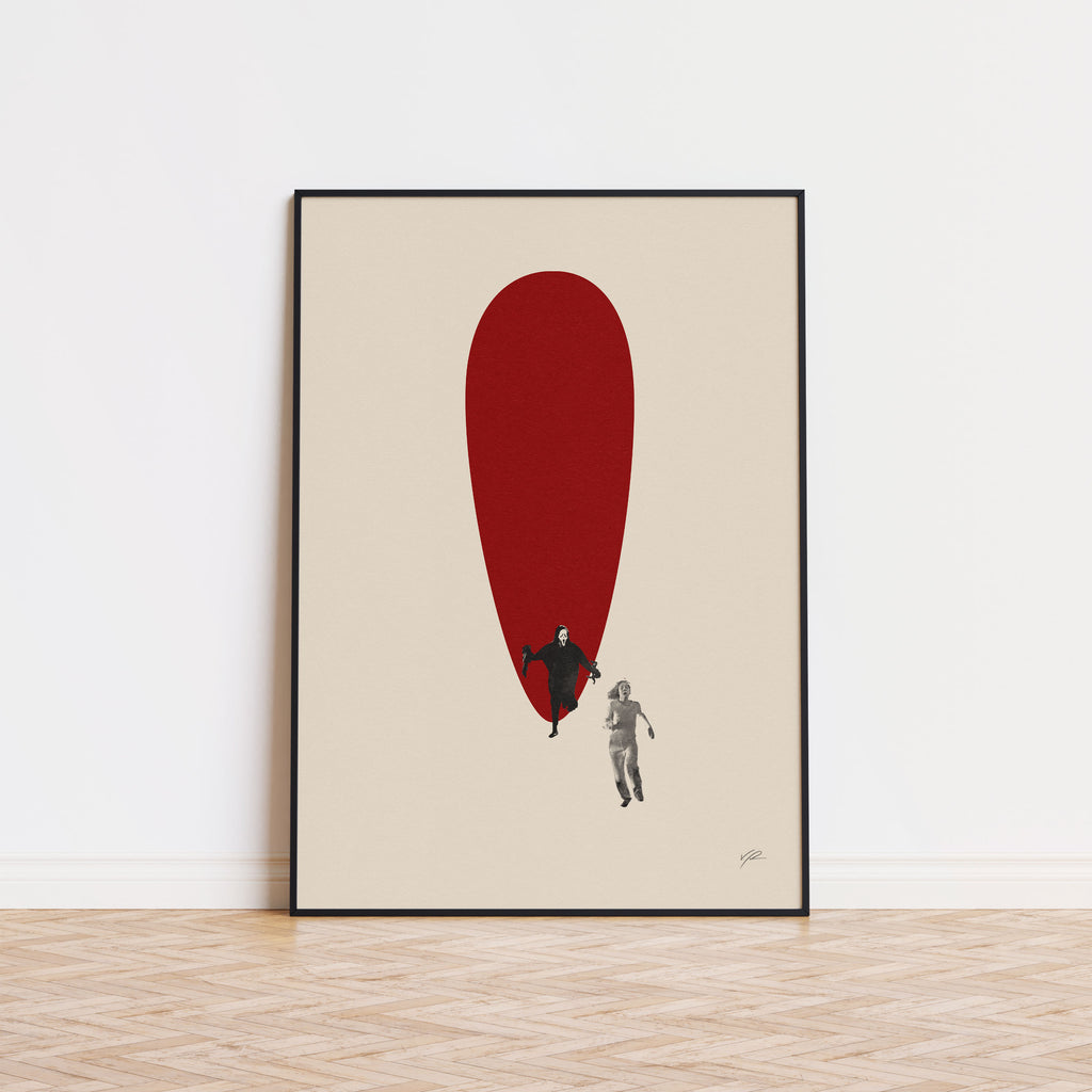 Scream 1996 Inspired Movie Poster - Mid-Century Wall Art
