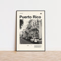 Puerto Rico City Poster Inspired Movie Poster - Mid-Century Wall Art
