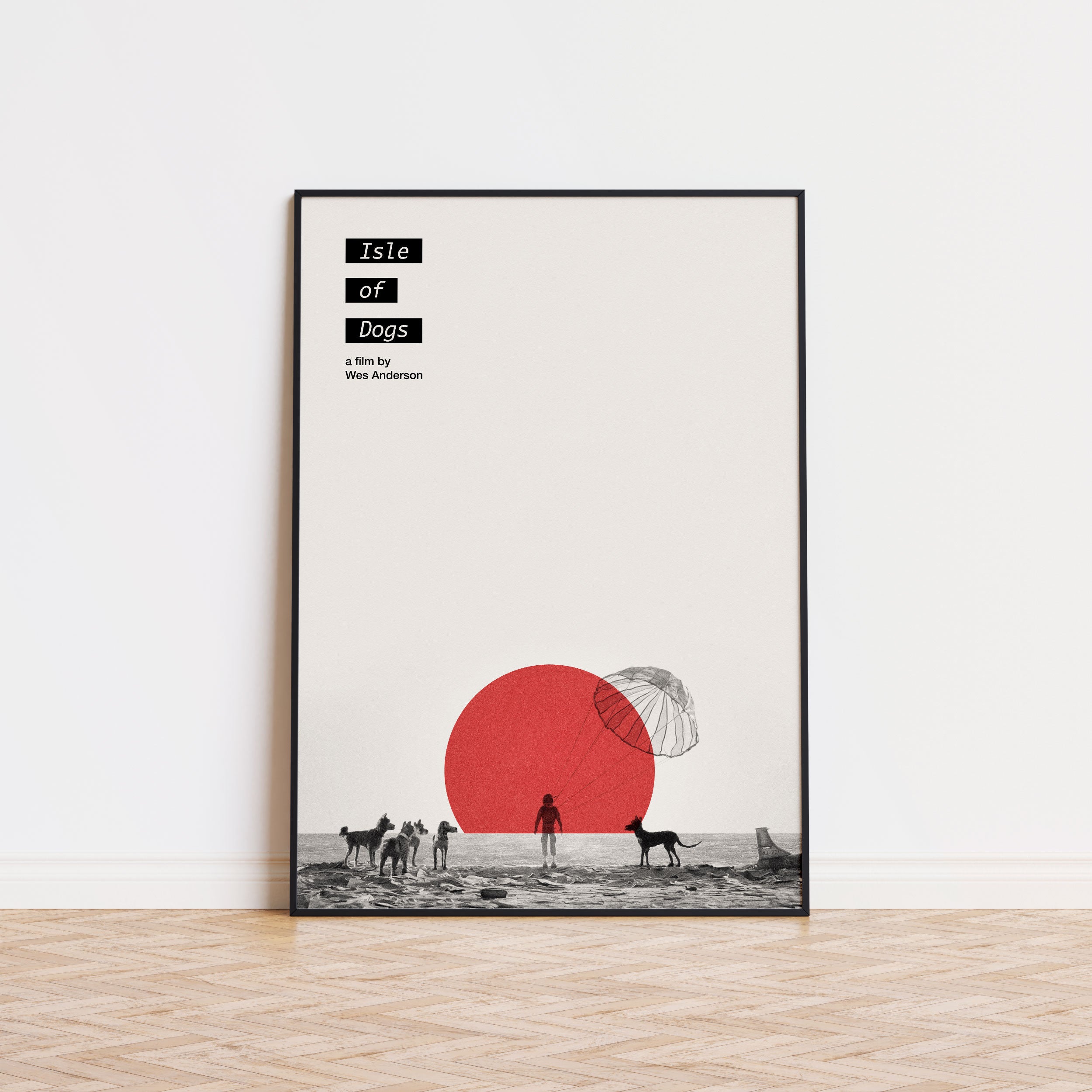 Isle of Dogs Movie Poster Inspired Movie Poster - Mid-Century Wall Art