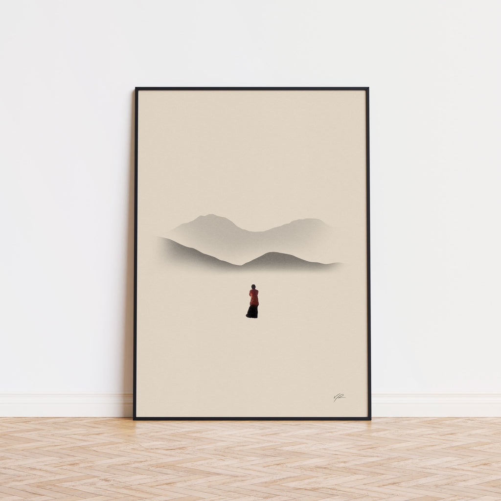 Love Letter Inspired Movie Poster - Mid-Century Wall Art