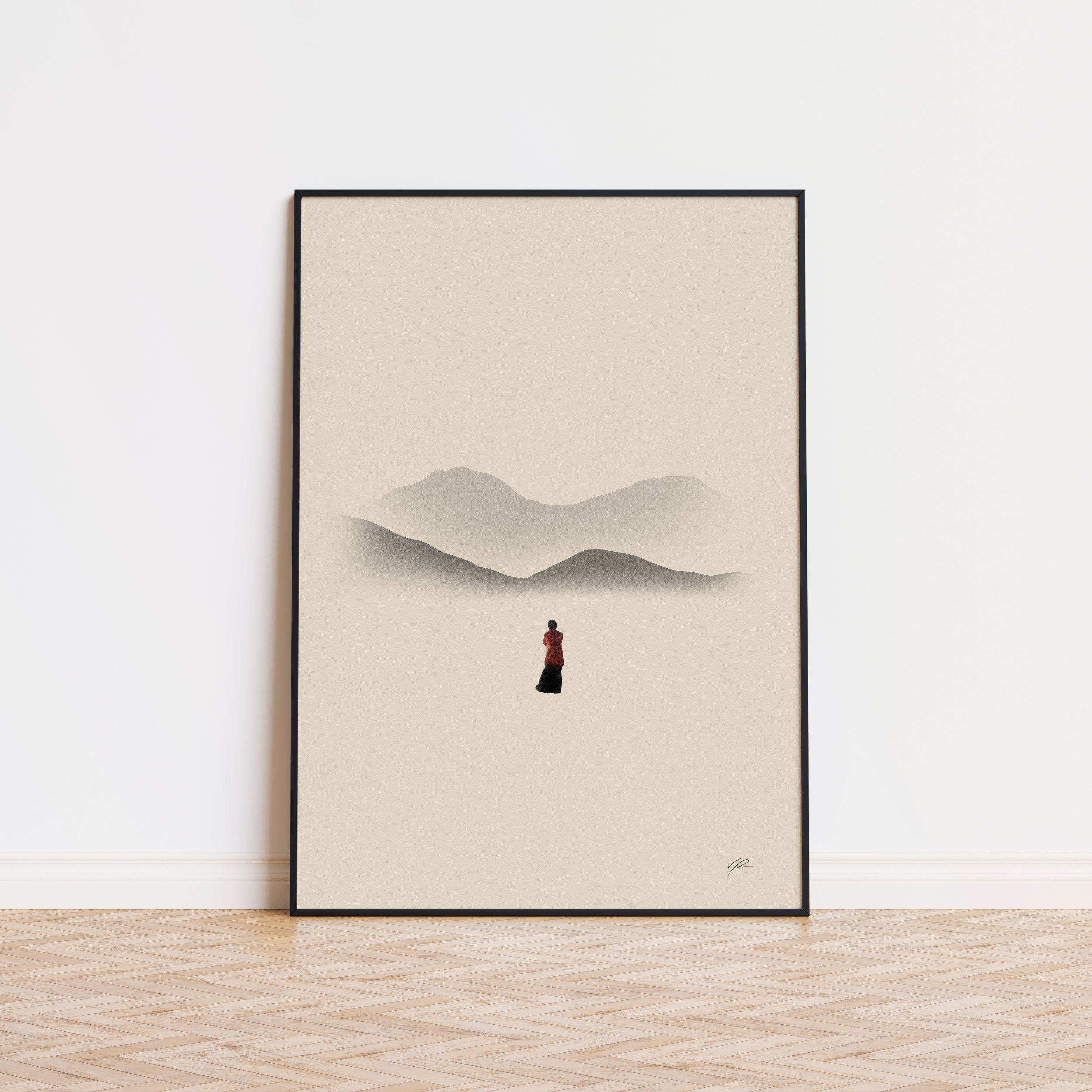 Love Letter Inspired Movie Poster - Mid-Century Wall Art