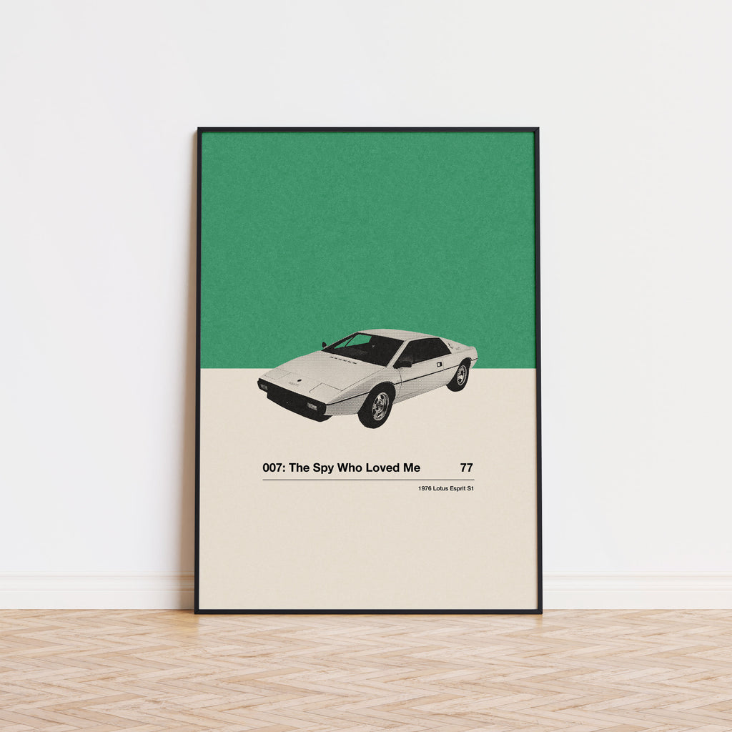The Spy Who Loved Me Movie Car Poster Inspired Movie Poster