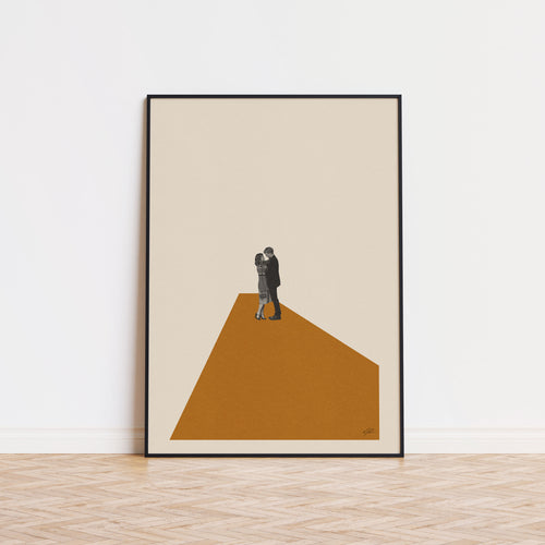 About Time Inspired Movie Poster - Mid-Century Wall Art