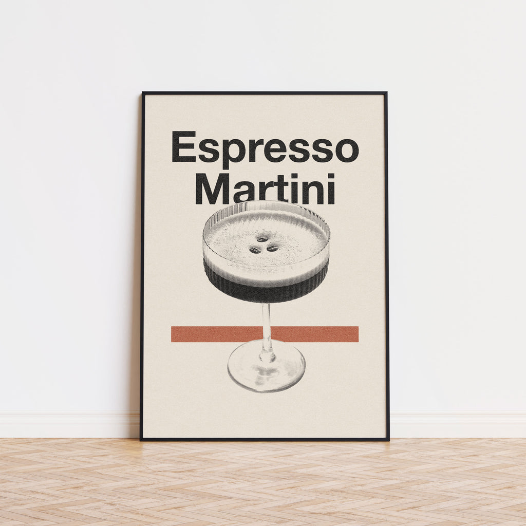 Espresso Martini Cocktails Poster Inspired Movie Poster