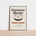 Espresso Martini Cocktails Poster Inspired Movie Poster