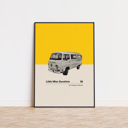 Little Miss Sunshine Car Poster | Minimalist Movie Poster