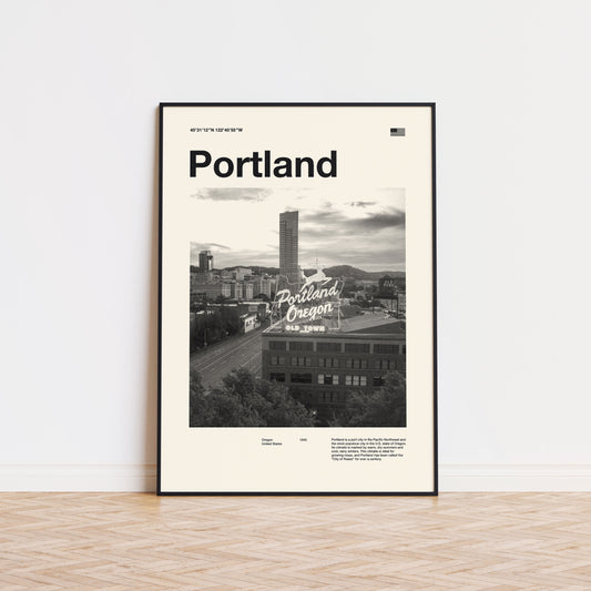 Portland City Poster