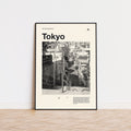 Tokyo City Poster Inspired Movie Poster - Mid-Century Wall Art