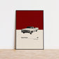 Pulp Fiction Car Poster | Minimalist Movie Poster