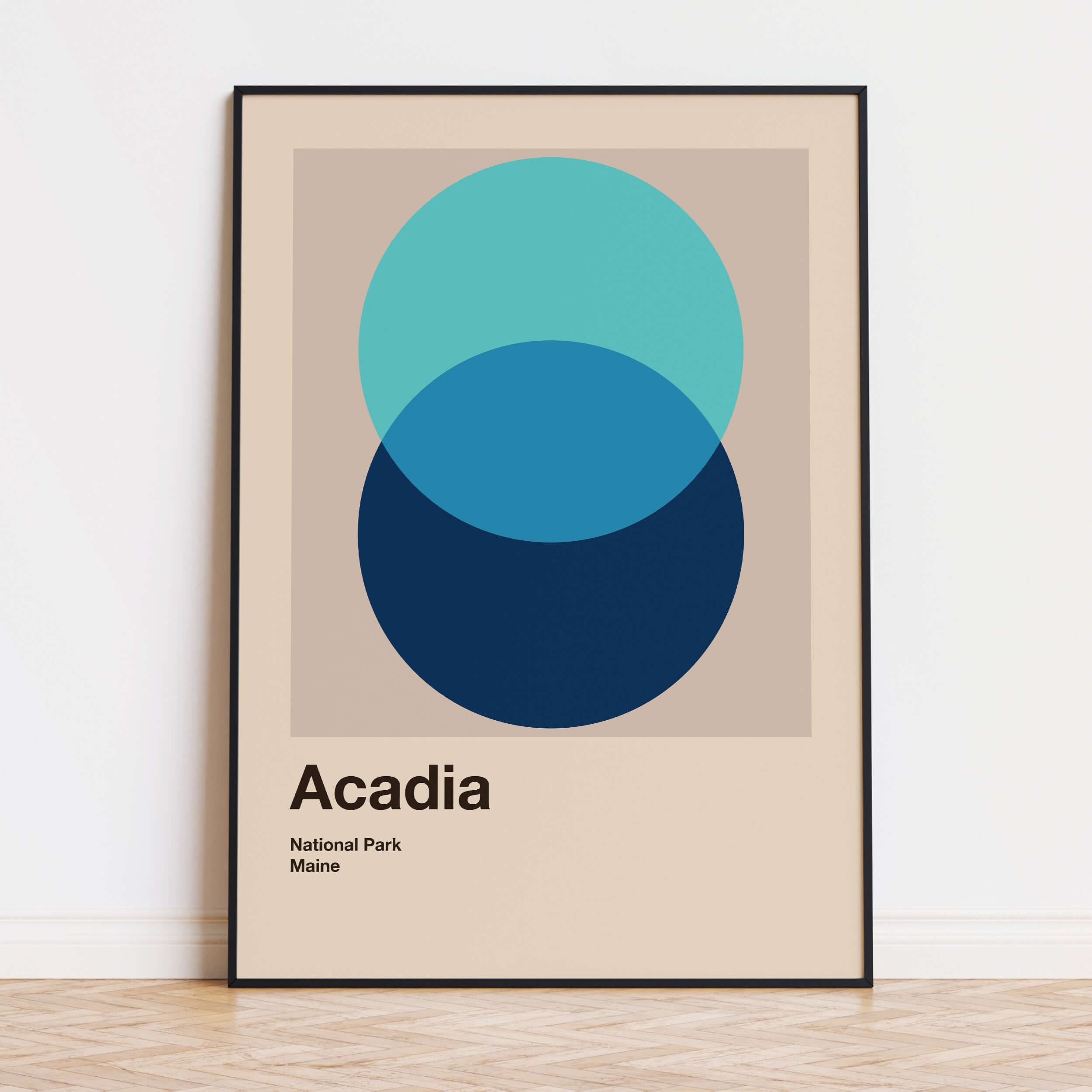 Acadia National Park Poster Poster - Vintage Travel Wall Art