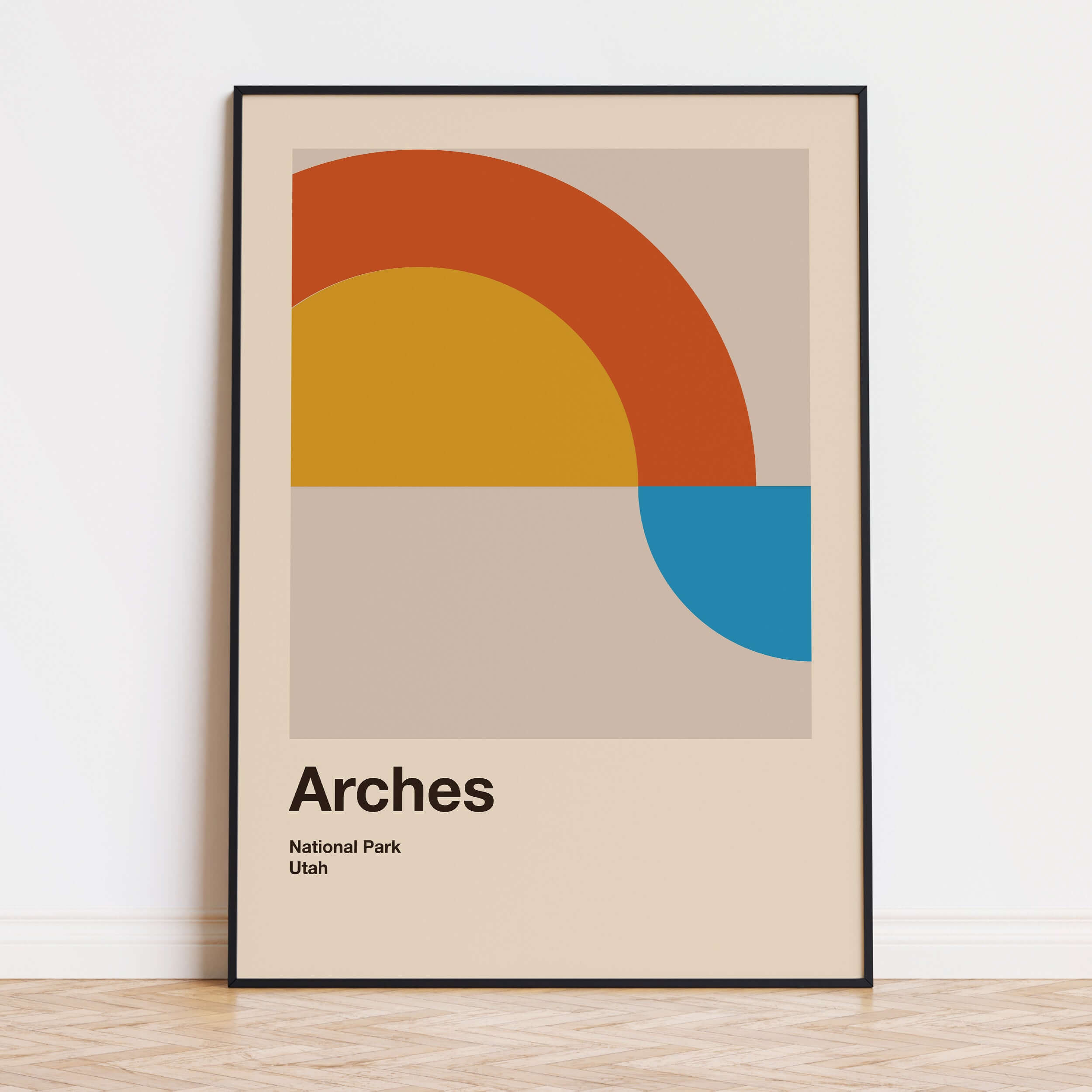 Arches National Park Poster Poster - Vintage Travel Wall Art