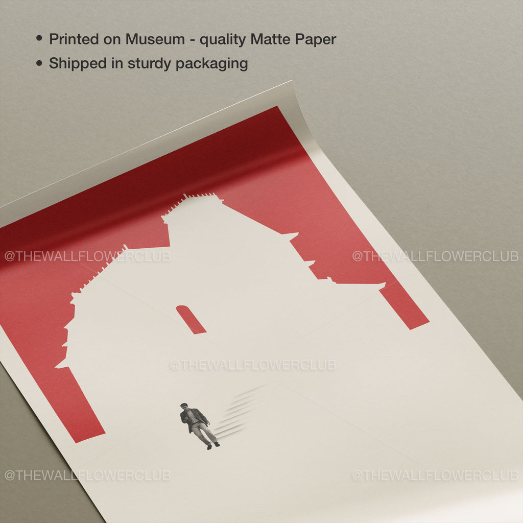 Psycho Inspired Movie Poster - Mid-Century Wall Art