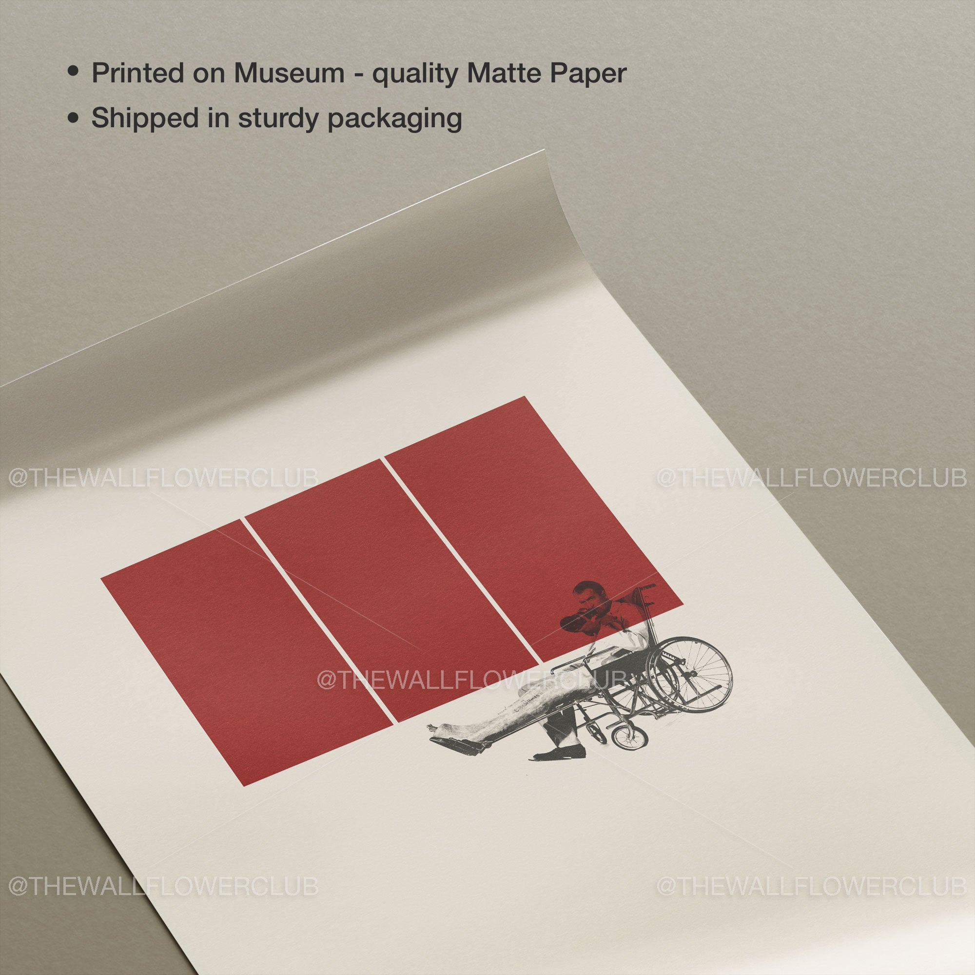 Rear Window Inspired Movie Poster - Mid-Century Wall Art