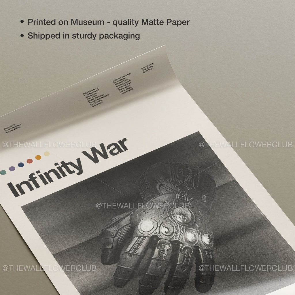 The Avengers - Infinity War Inspired Movie Poster