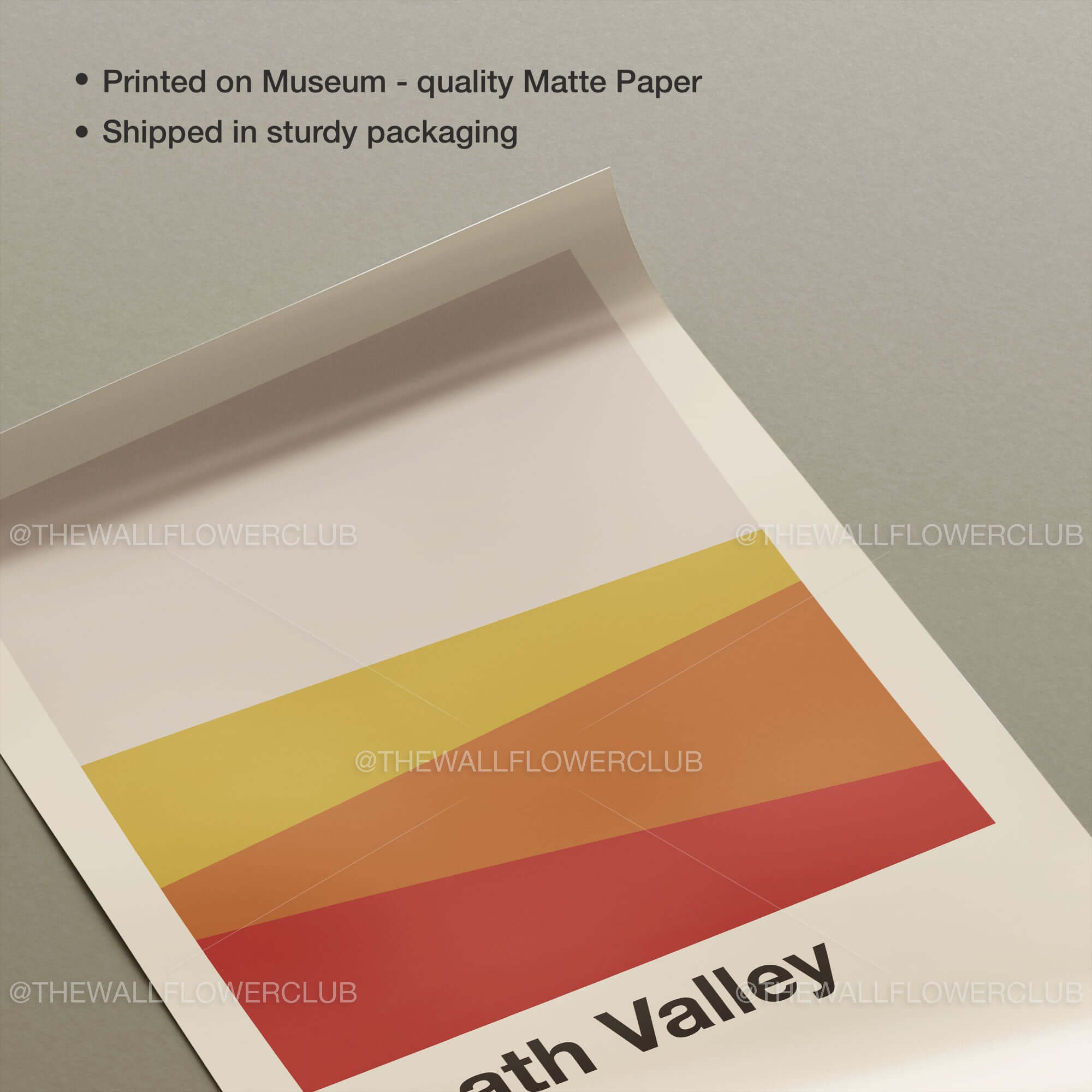 Death Valley National Park Poster Poster - Vintage Travel Wall Art