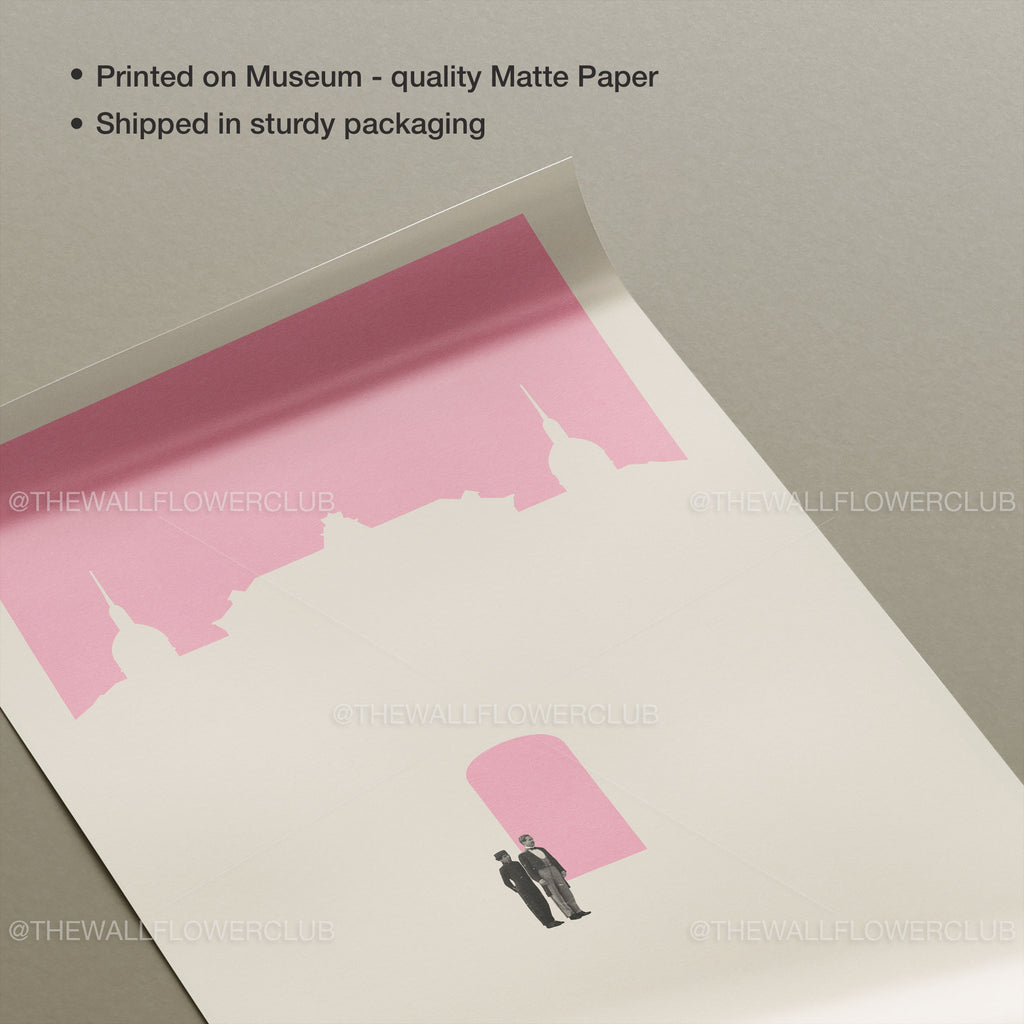 The Grand Budapest Hotel Inspired Movie Poster - Mid-Century Wall Art