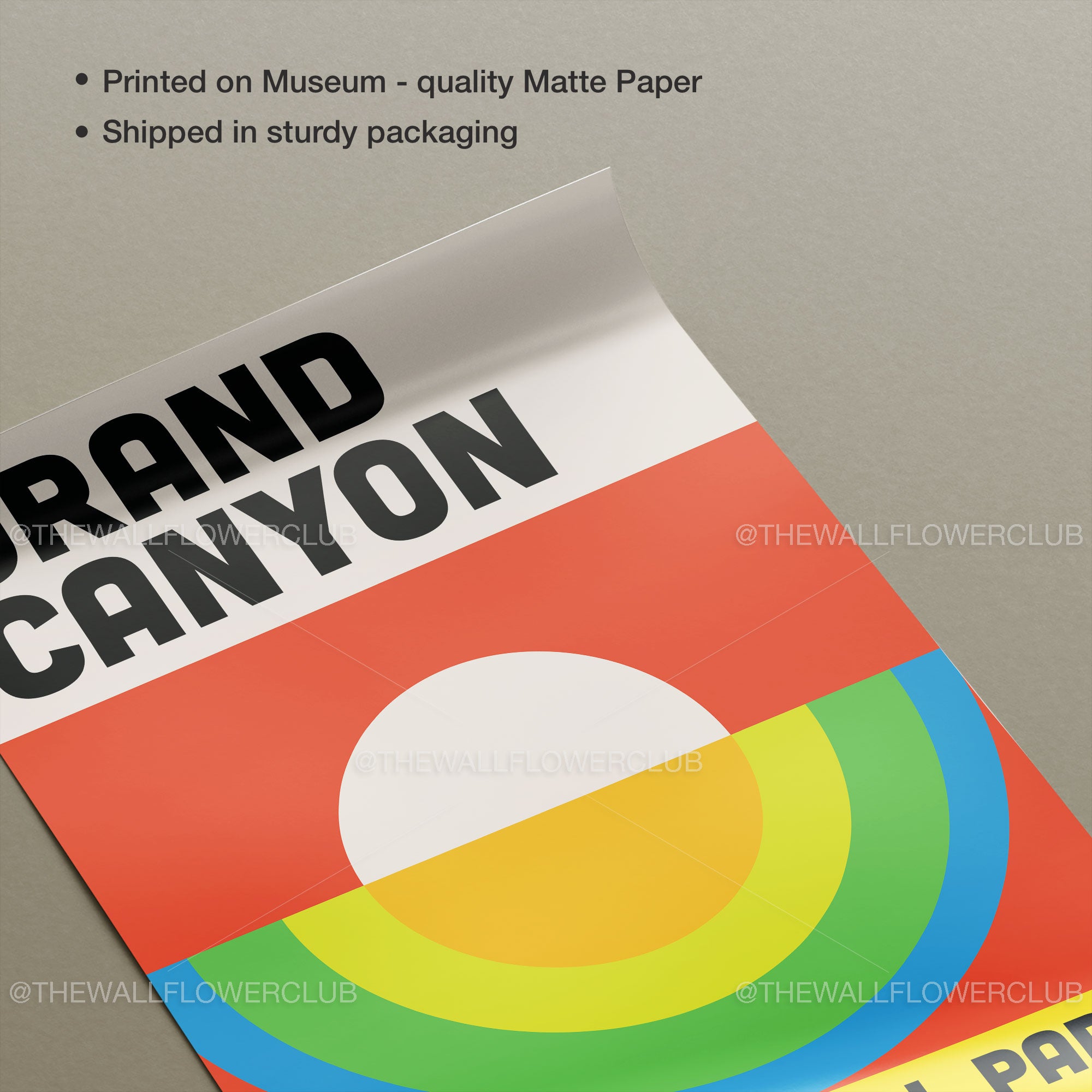 Grand Canyon National Park Poster - Vintage Travel Wall Art