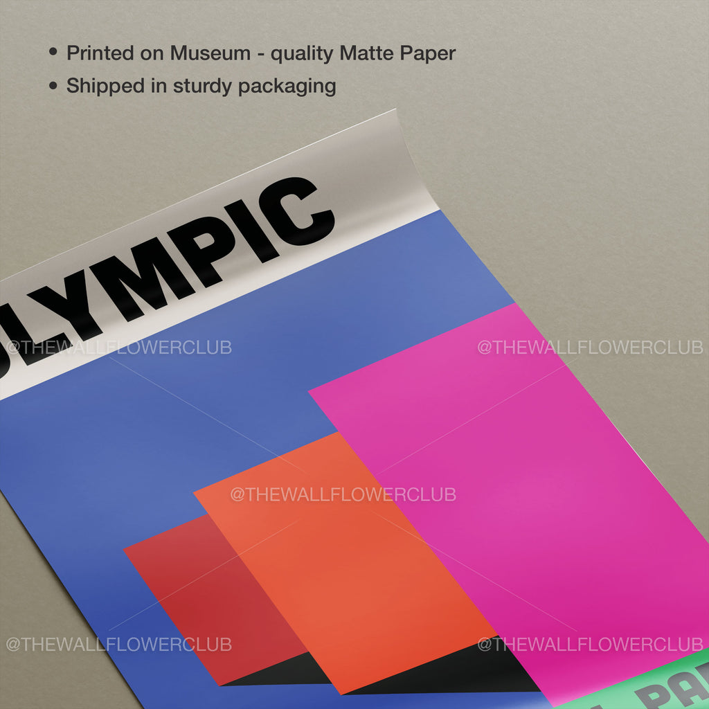 Olympic Poster - Vintage Travel Wall Art