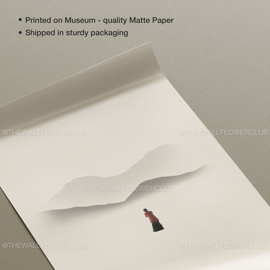 Love Letter Inspired Movie Poster - Mid-Century Wall Art