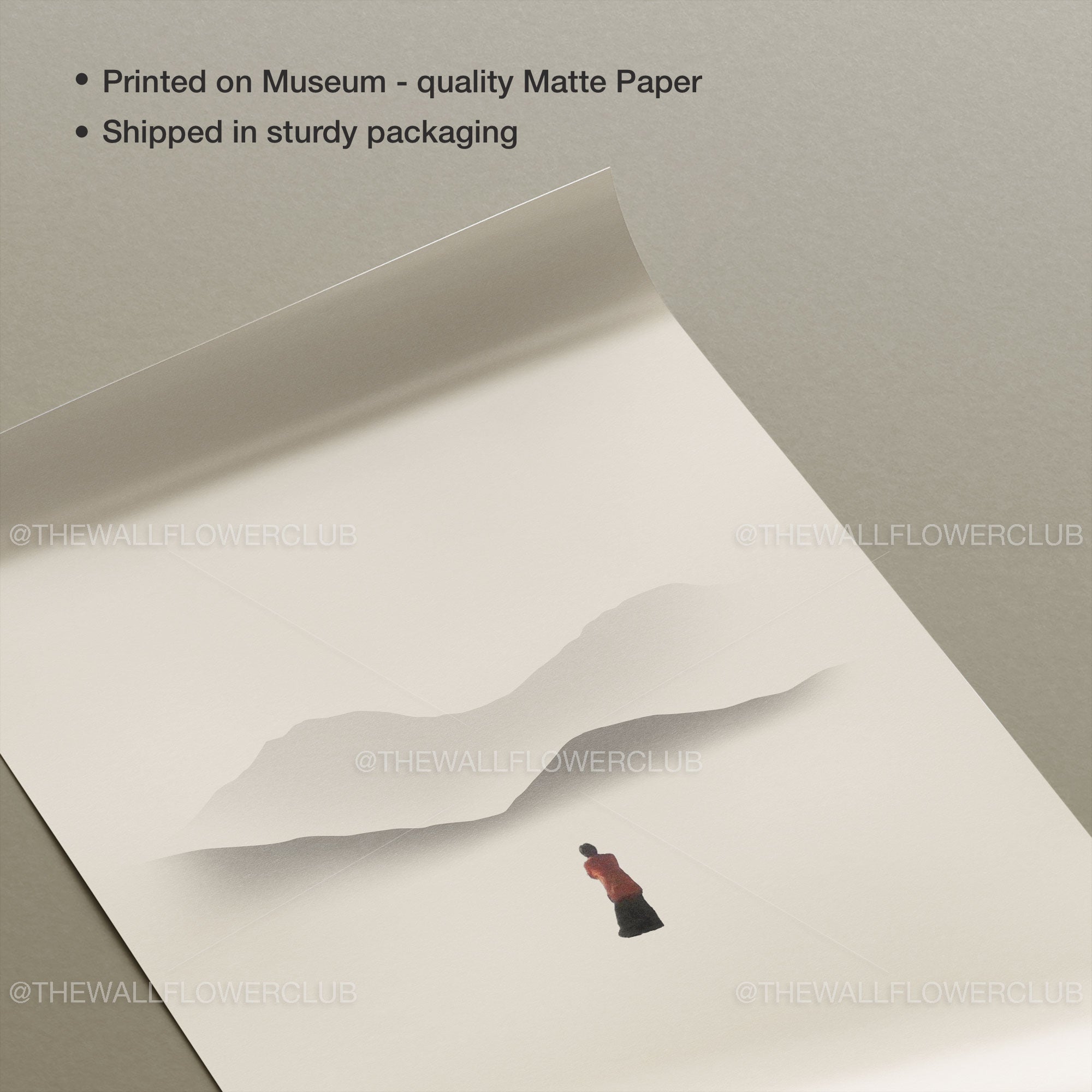 Love Letter Inspired Movie Poster - Mid-Century Wall Art