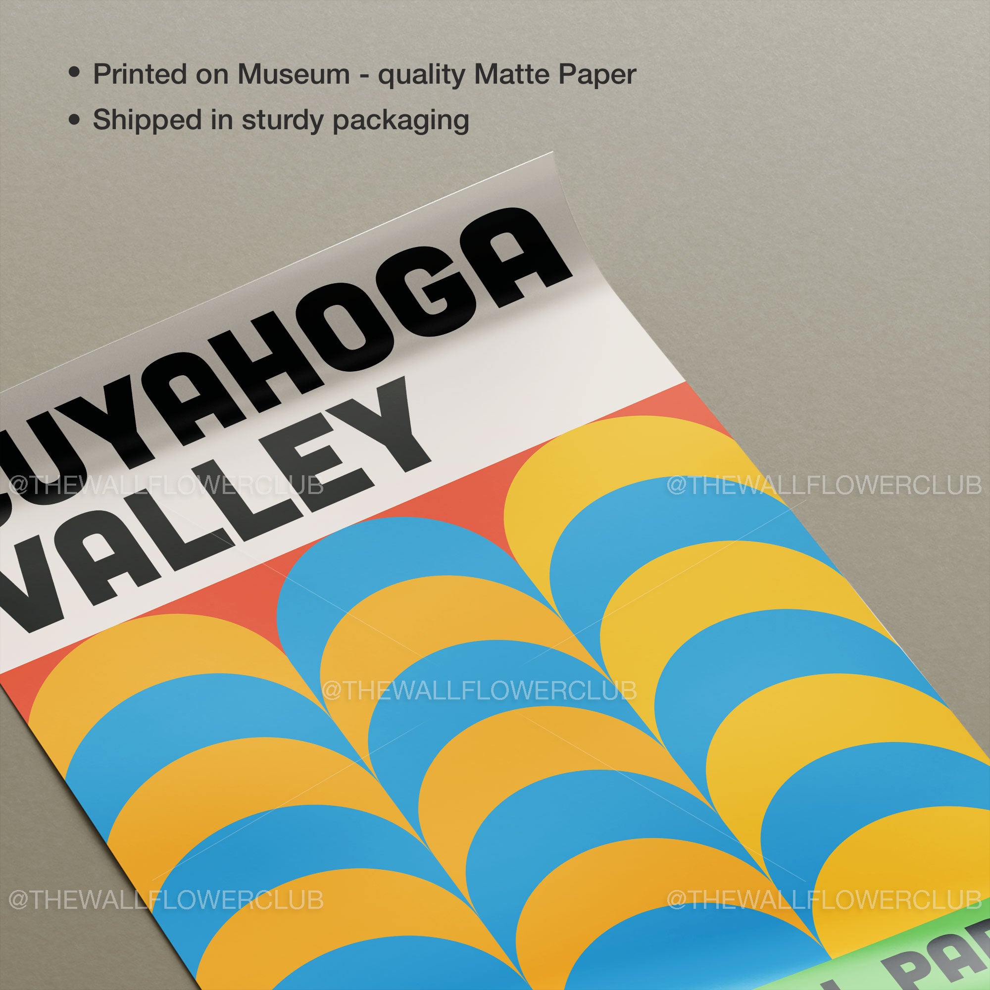 Cuyahoga Valley National Park Poster - Vintage Travel Wall Art