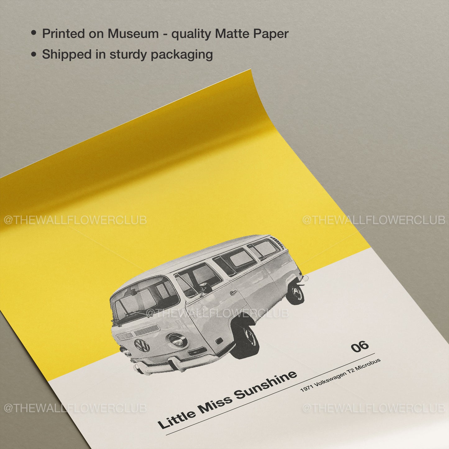 Little Miss Sunshine Car Poster | Minimalist Movie Poster