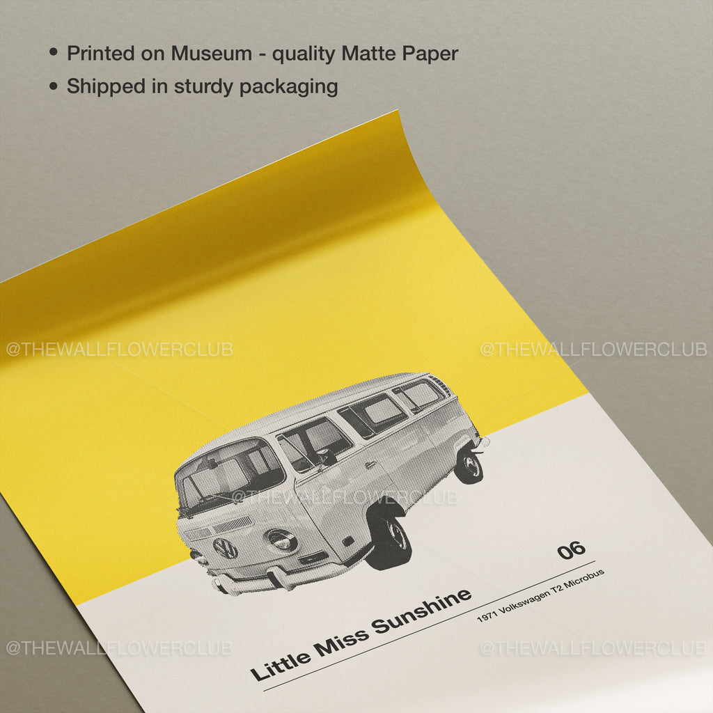 Little Miss Sunshine Car Poster Inspired Movie Poster