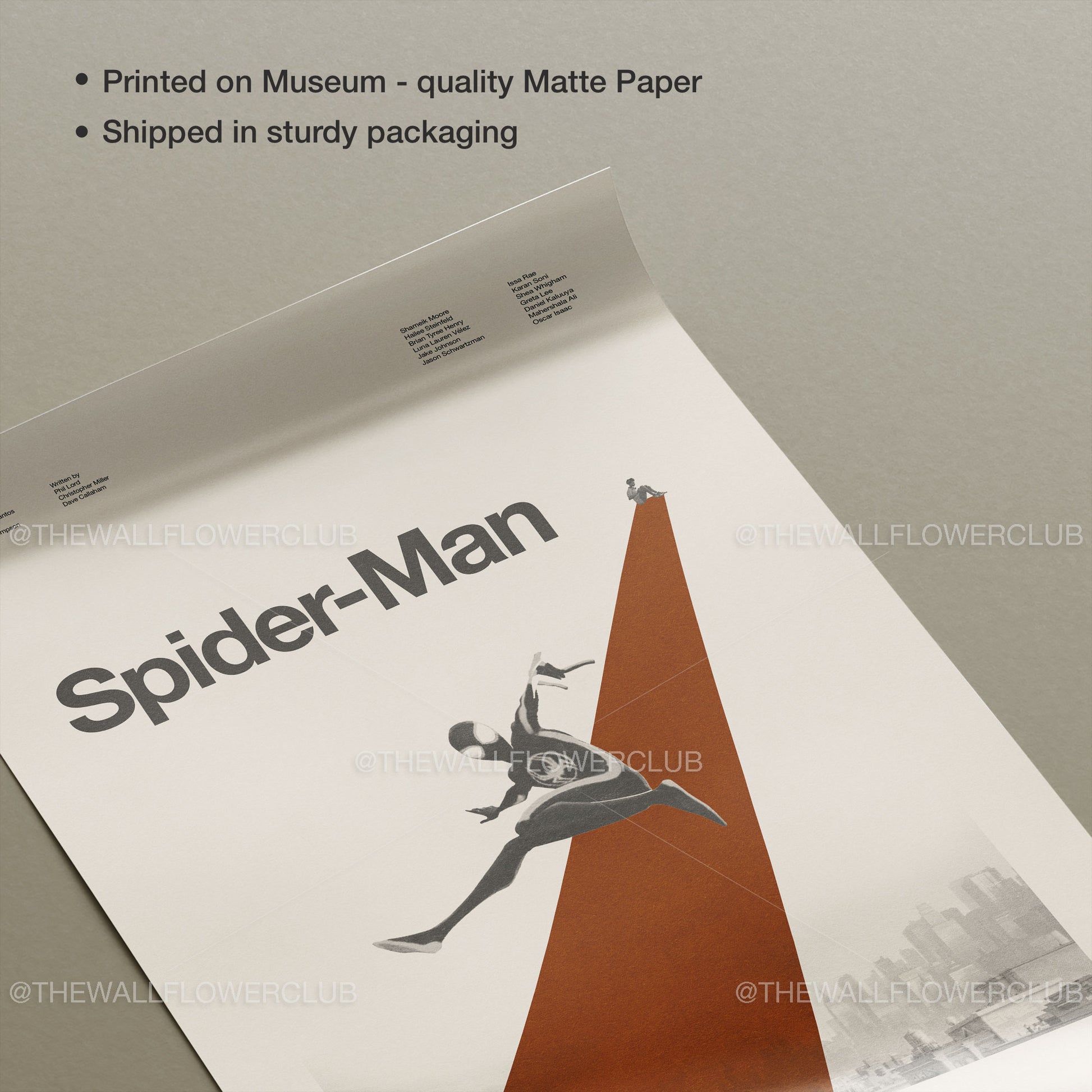 Mid century modern Spider-Man movie poster