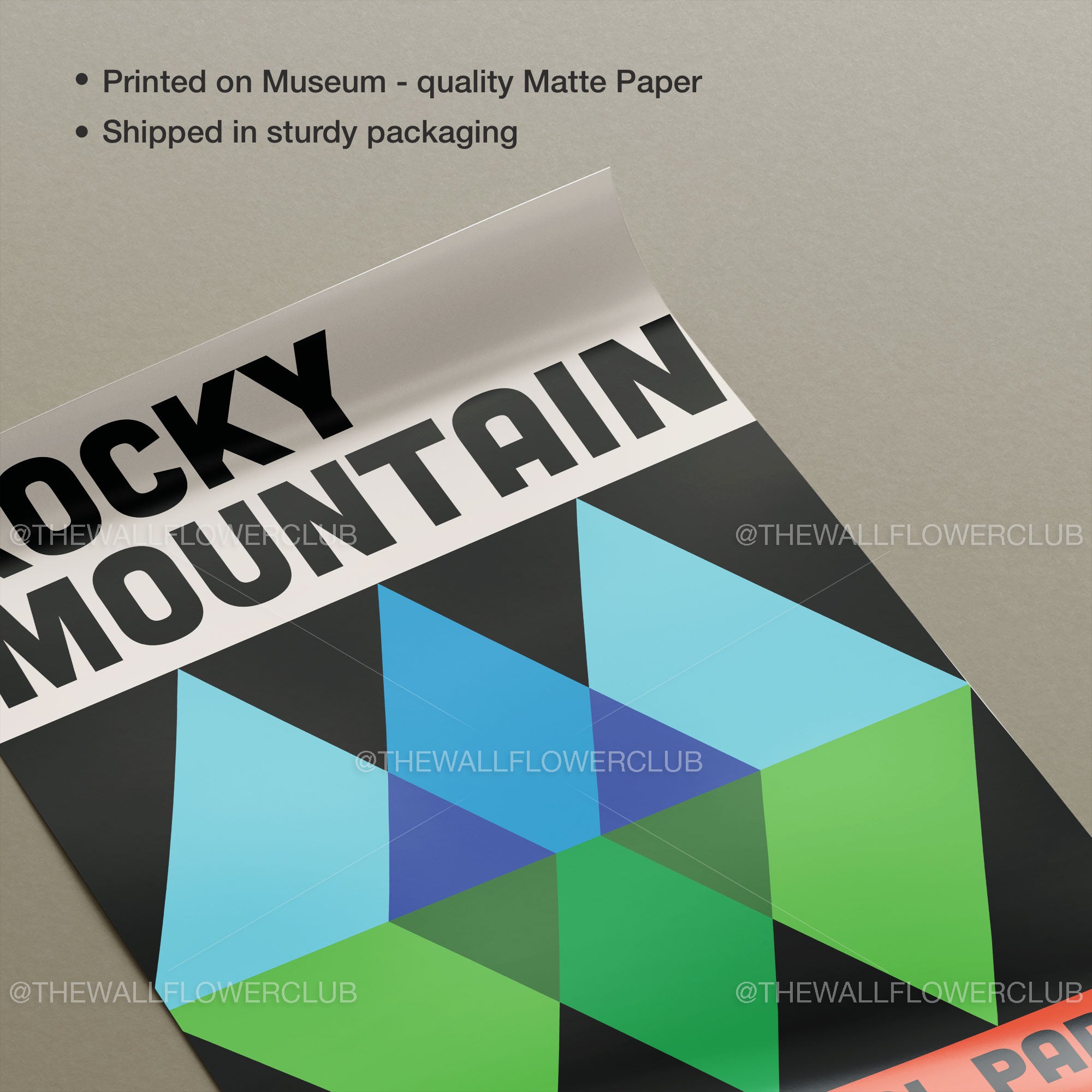 Rocky Mountain National Park Poster - Vintage Travel Wall Art