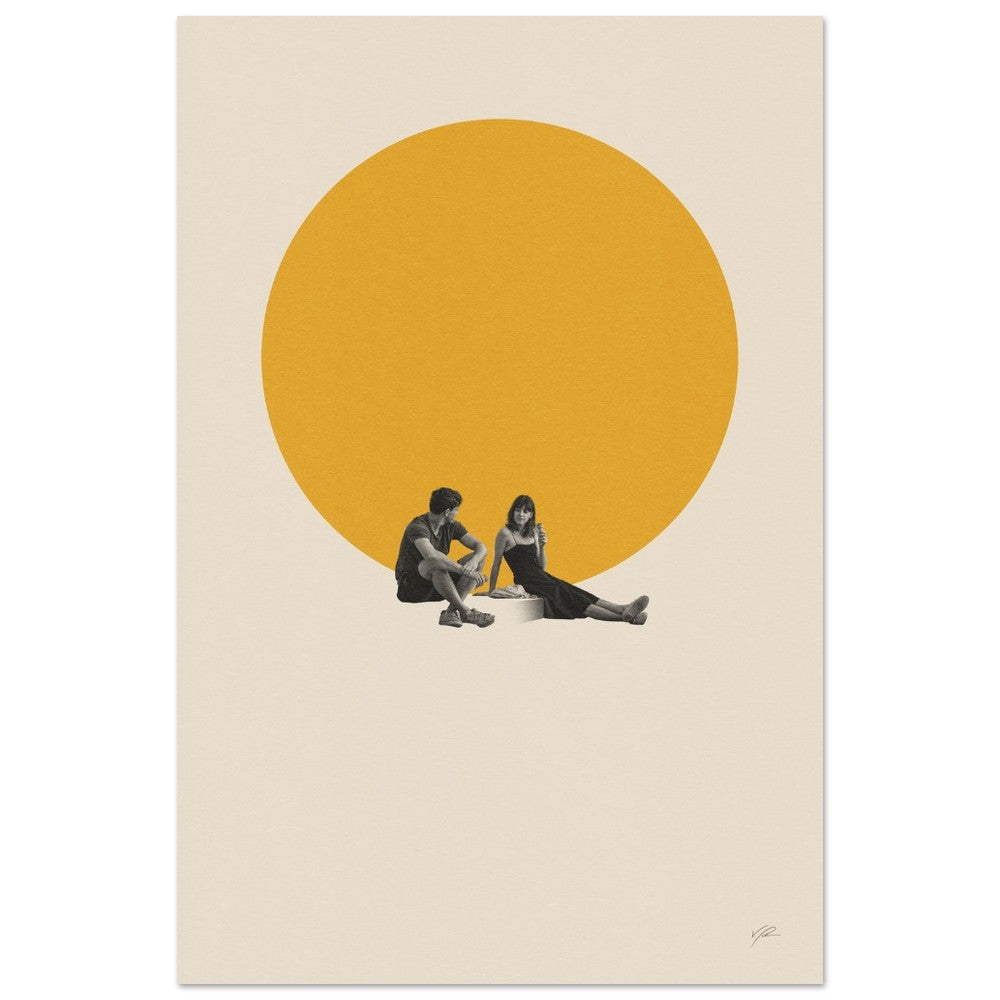 Normal People Inspired Movie Poster - Mid-Century Wall Art