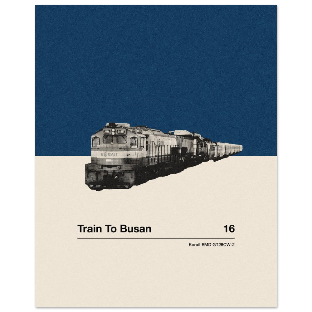 Train To Busan Movie Car Poster Inspired Movie Poster