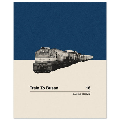 Train To Busan Movie Car Poster