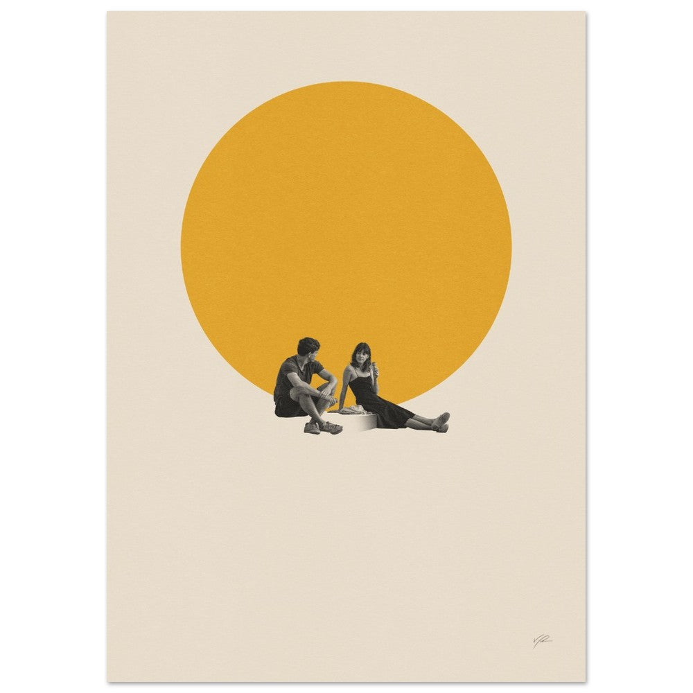 Normal People Inspired Movie Poster - Mid-Century Wall Art