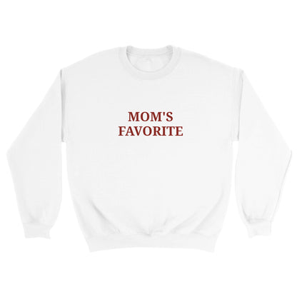 MOM'S FAVORITE Unisex Crewneck Sweatshirt