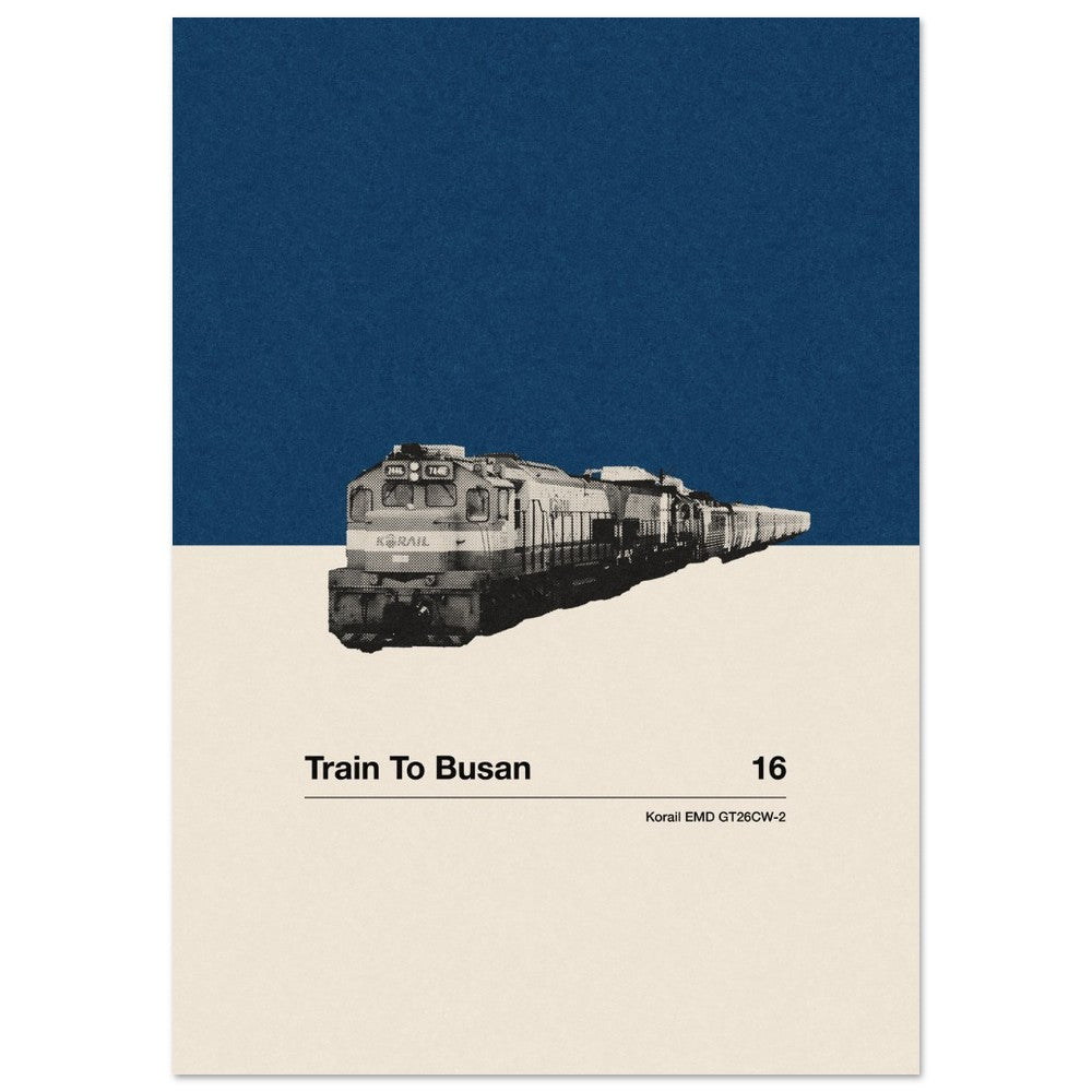 Train To Busan Movie Car Poster Inspired Movie Poster