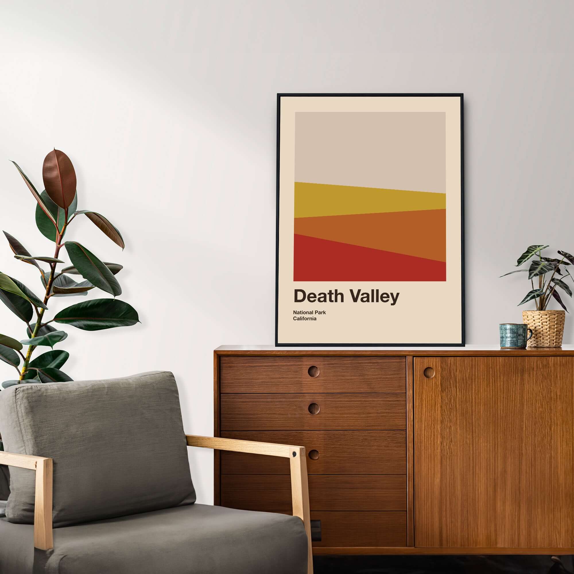 Death Valley National Park Poster Poster - Vintage Travel Wall Art