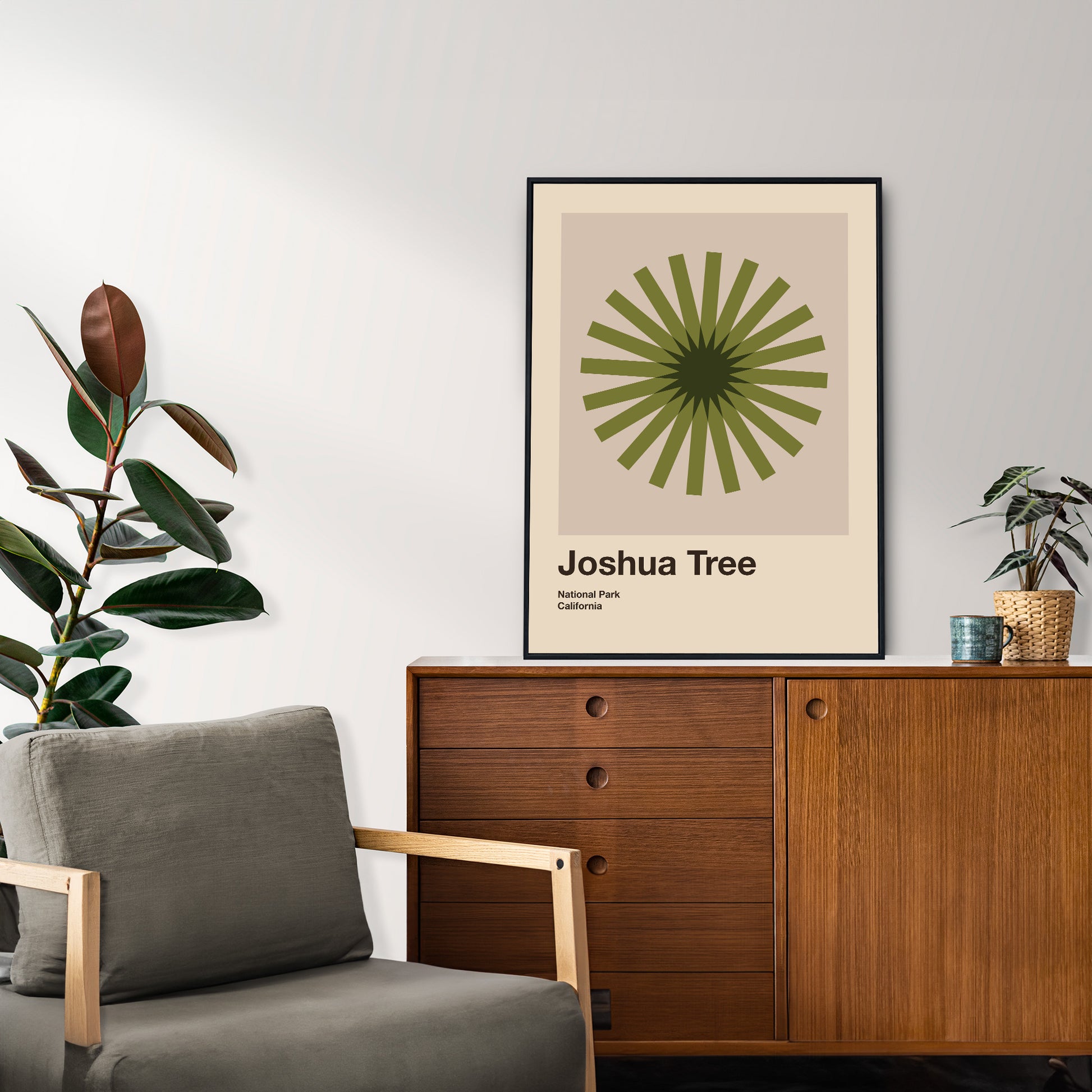 Joshua Tree National Park - Print Arts - joshua tree, national park prints, Travel Poster